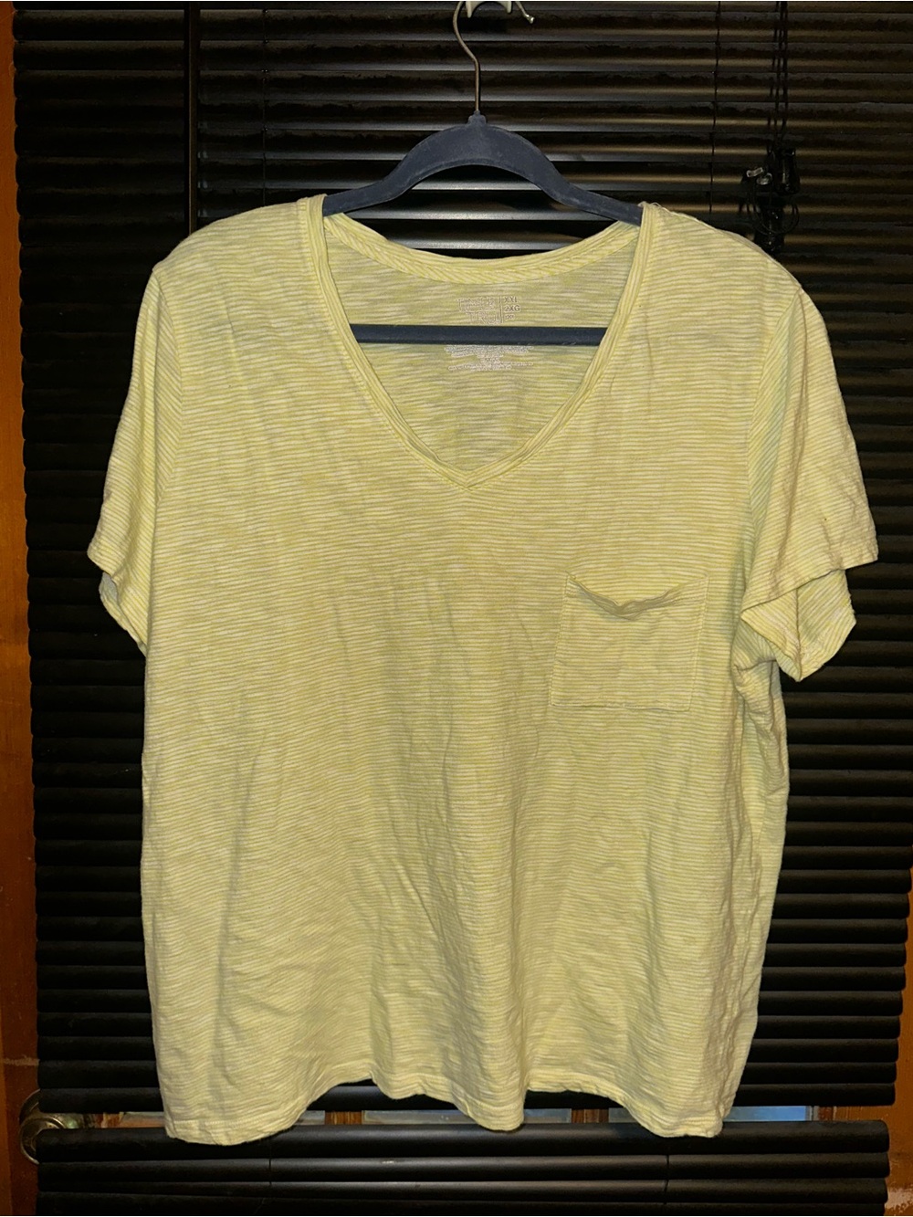Time and tru striped crop top
